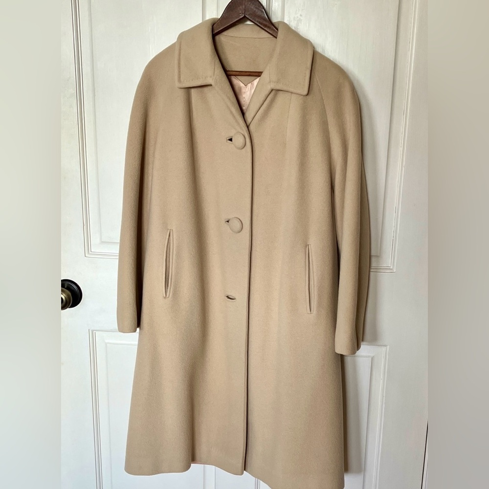 100% Cashmere swing coat